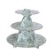 11-Inch 3 Tier Floral Print Cupcake Stand Set for Wedding Decor
